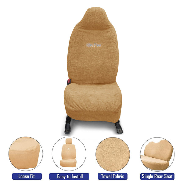 Buy Beige Color Car Seat Cover for Santro Xing 2003 to 2018 All
