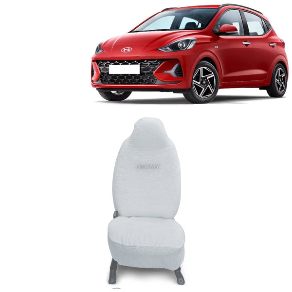 KINGSWAY® Grand I10 Nios Seat Cover for (Year 2023 Onwards), Towel Fabric  Car Seat Covers Compatible with Hyundai Grand I10 Nios, Complete Set (Car 