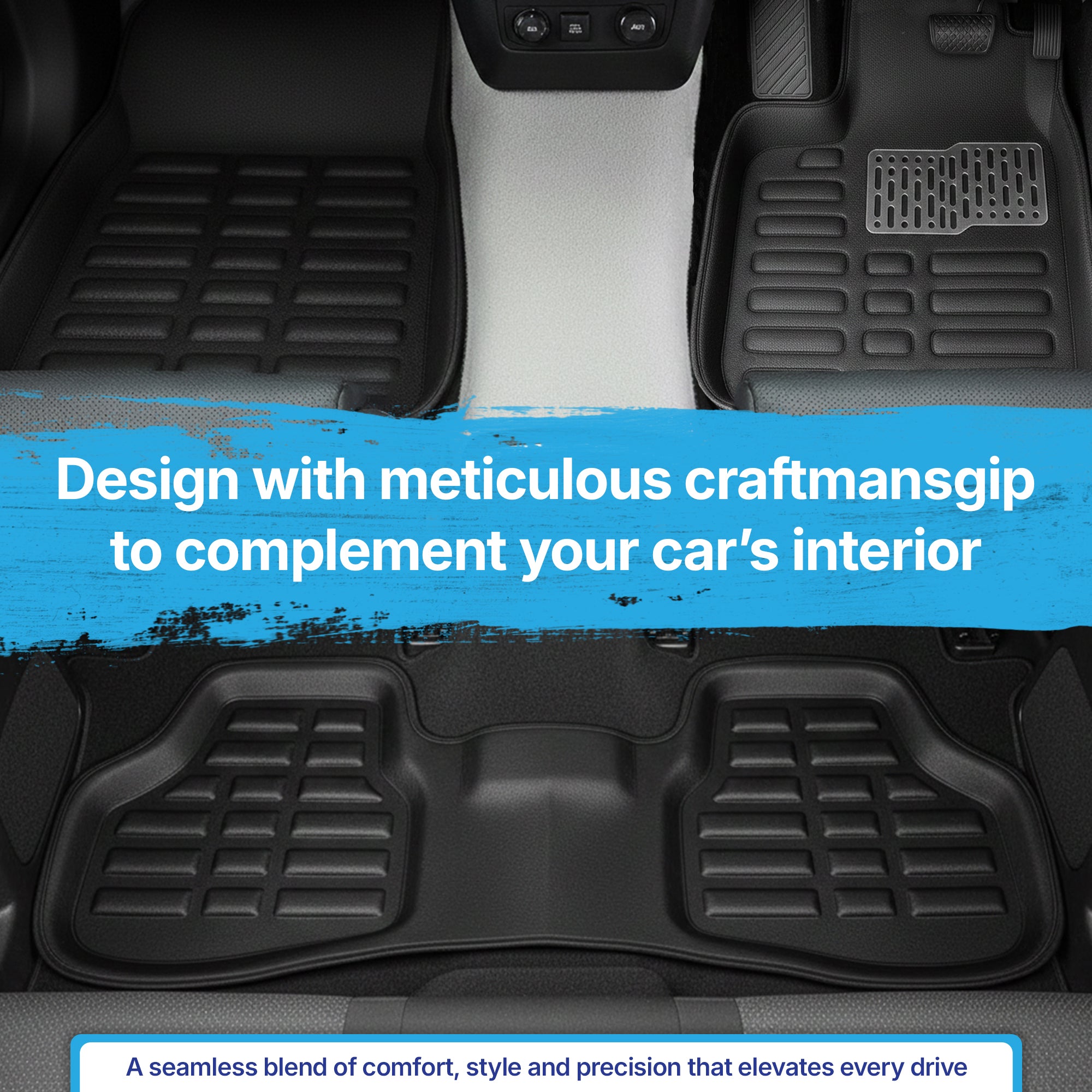 Buy KINGSWAY All Weather 3D Mats Black for Innova Crysta 4pcs Online ...