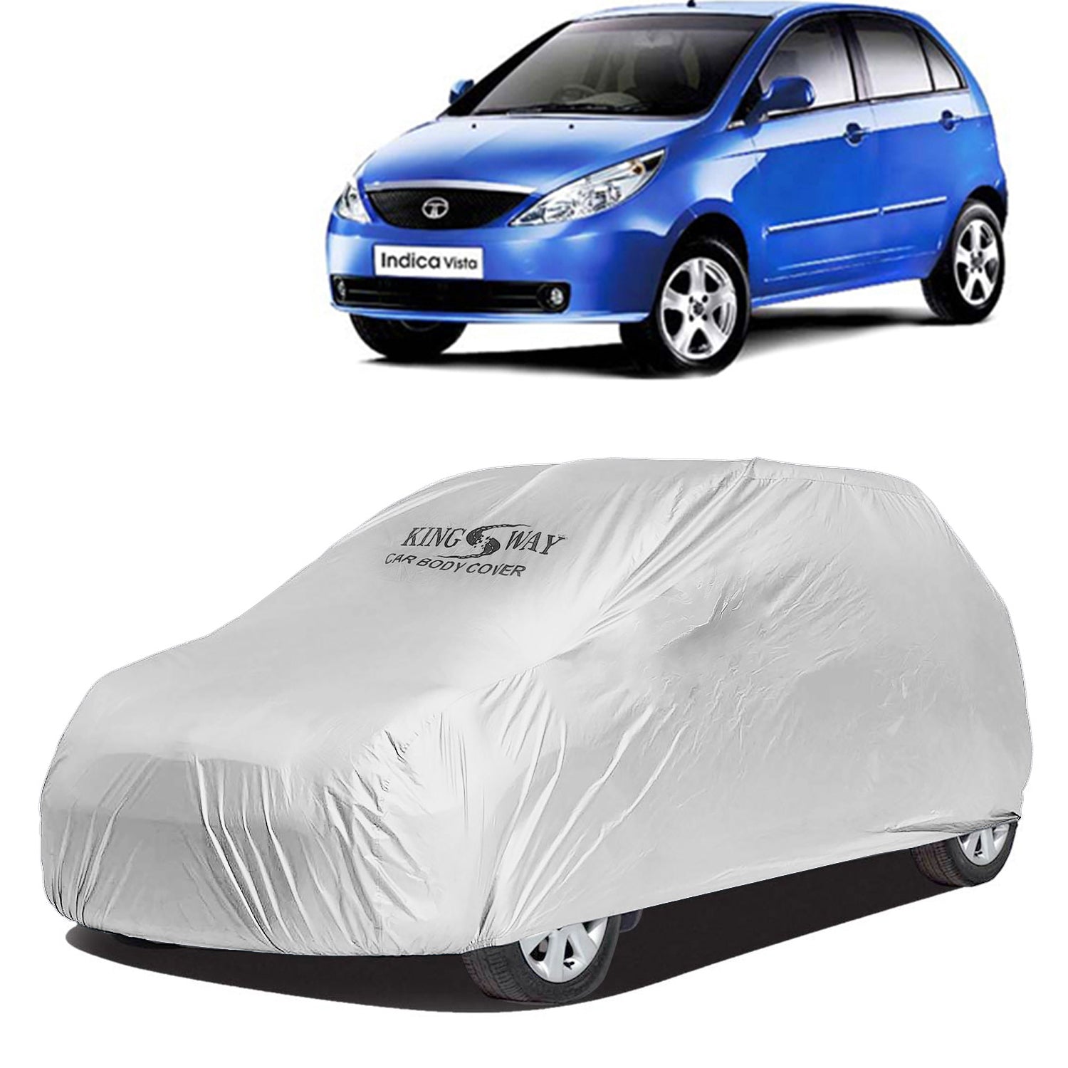 Buy Silver Matty Car Body Cover Dustproof for Vista Online – Motorhunk