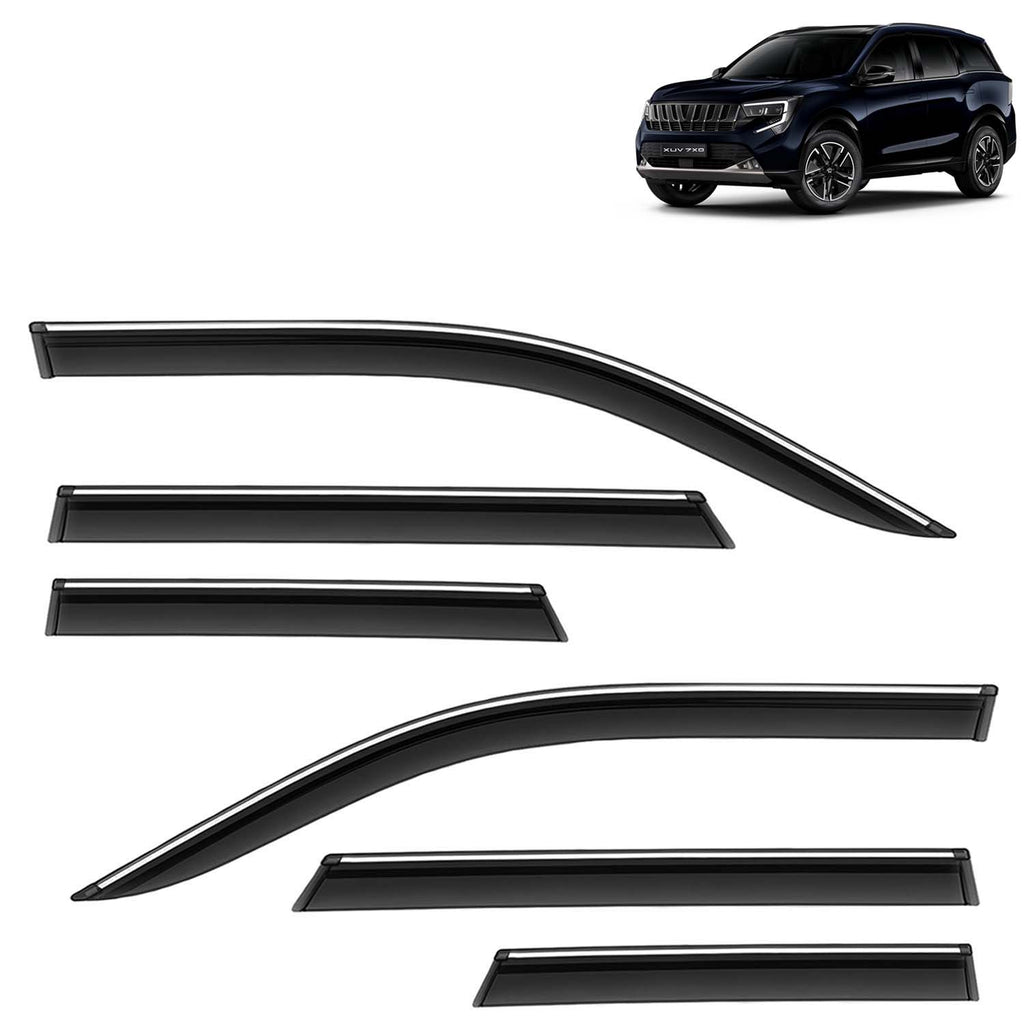 Buy 6 Pcs Rain Guard Door Visor for XUV 7XO 2026 Onwards | Motorhunk