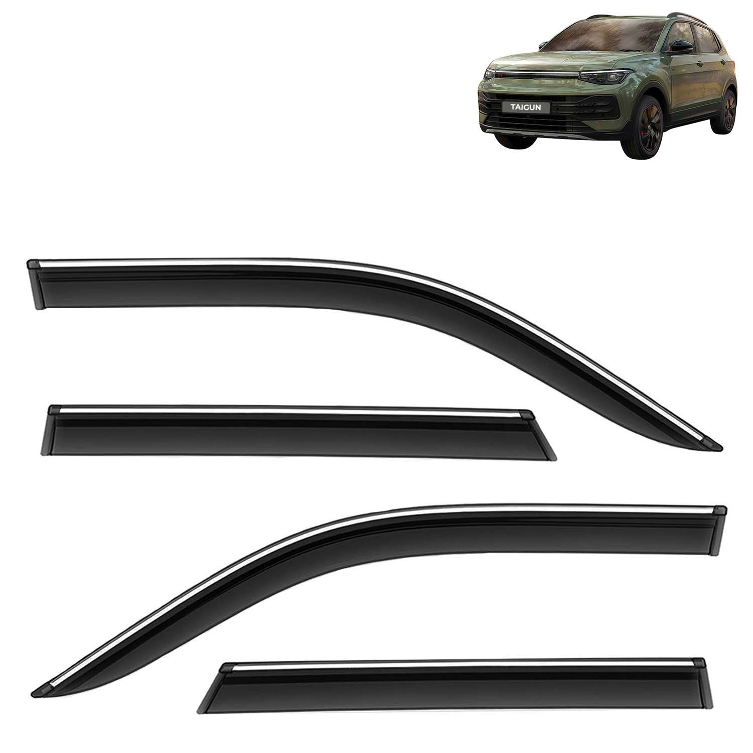 Buy 4 Pcs Rain Guard Door Visor for XEV 9E 2025 Onwards | Motorhunk