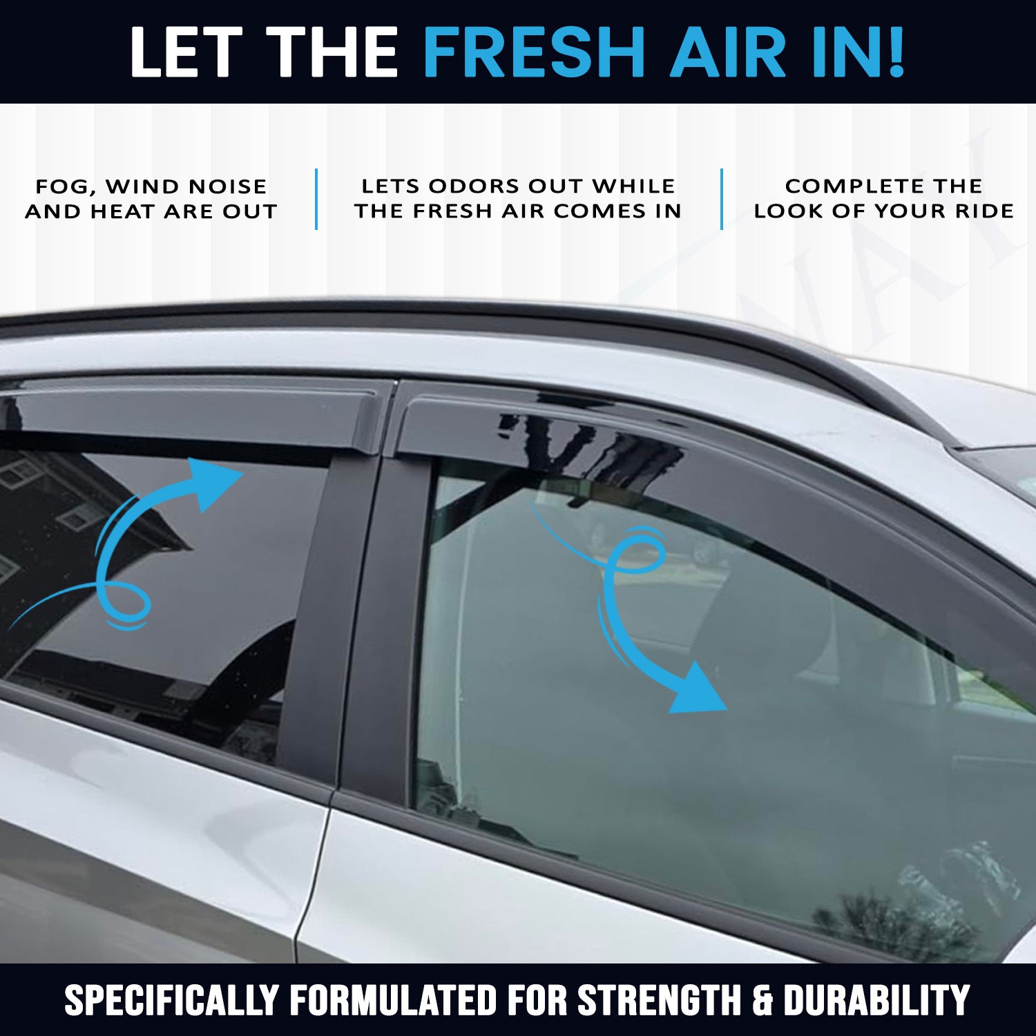 Auto Clover Wind Deflectors Set For Mini Countryman 2017 - 2023 (6 Pcs U2013 Auto Clover Store UK