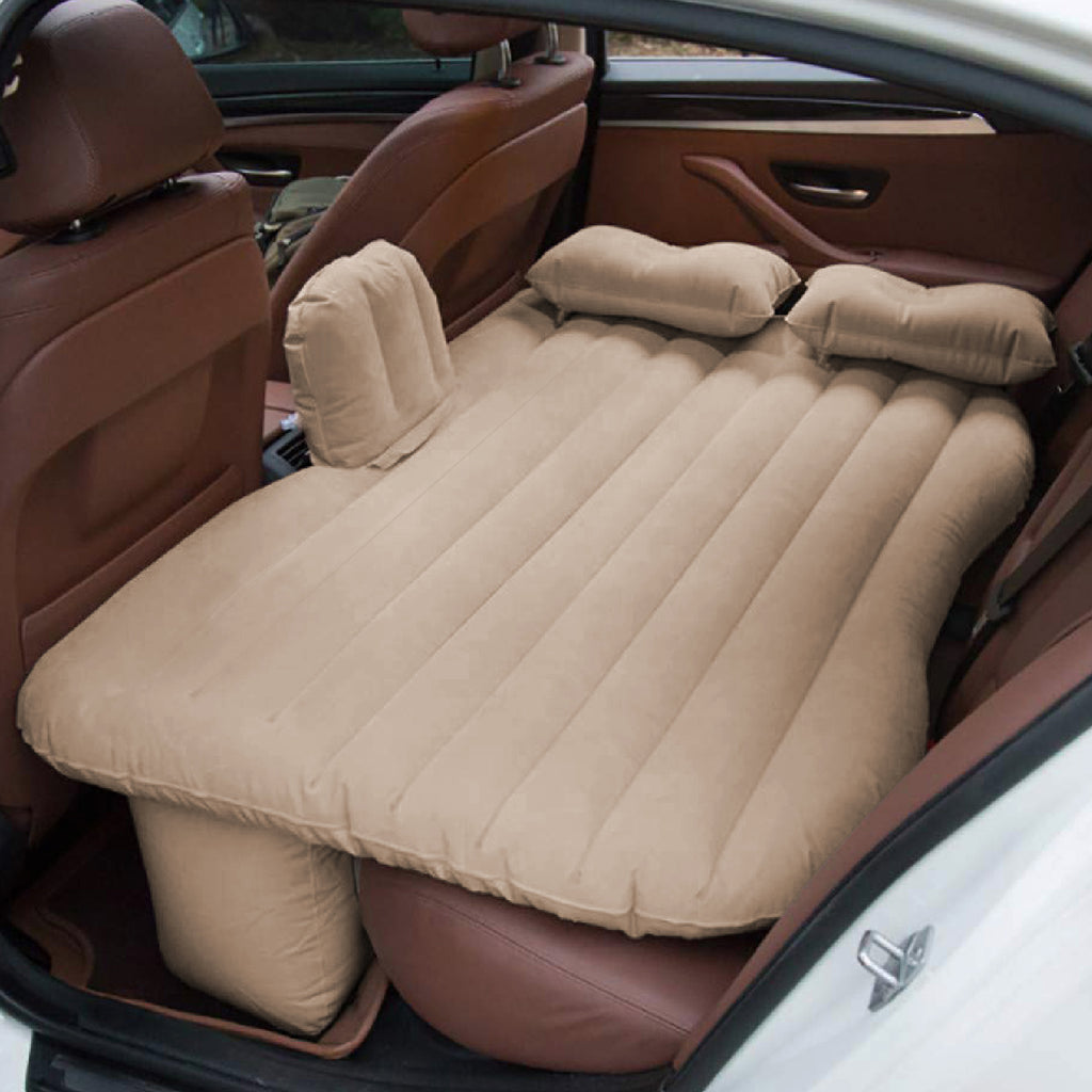 Buy Beige Inflatable Car Bed Mattress Comfort for Travel Motorhunk