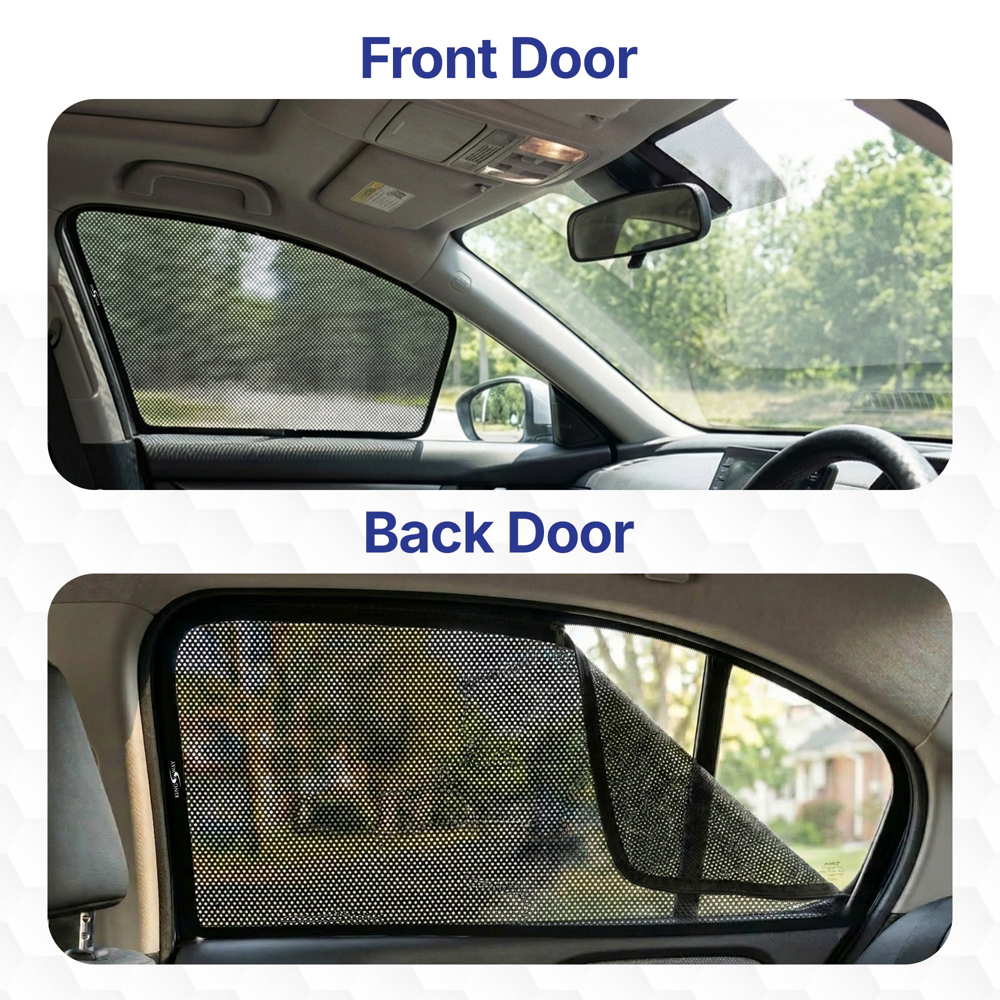 KINGSWAY Car Sun Shade Magnetic for XUV 7XO (2026 Onwards) | 6 Pcs