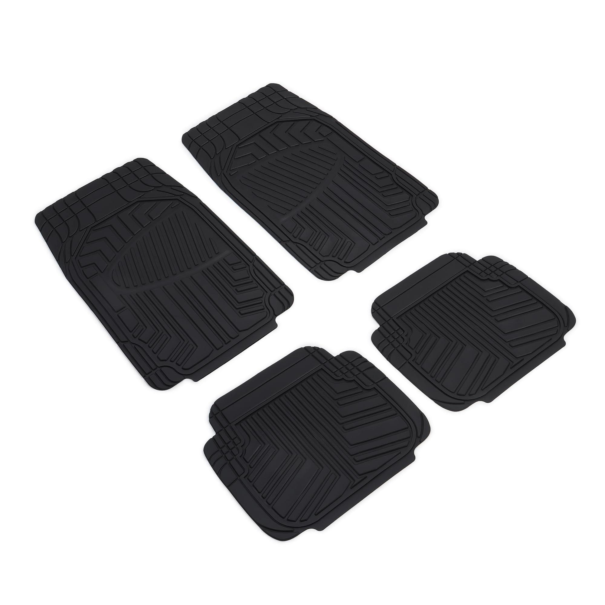 Buy Buy All Weather PVC Car Mats, 100% Waterproof, Black | Motorhunk