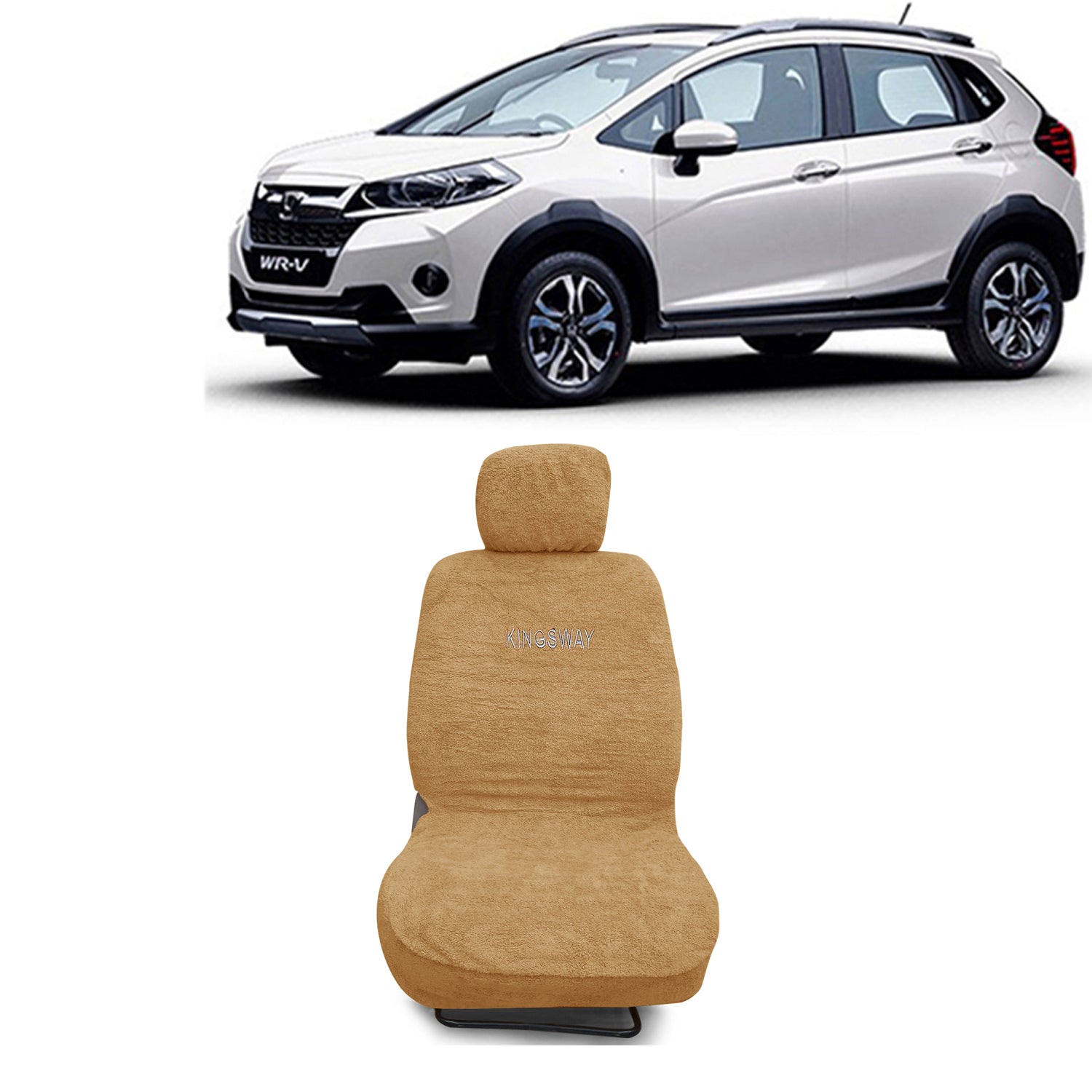 Buy Beige Color Car Seat Cover for WRV 2017 to 2019 All Model