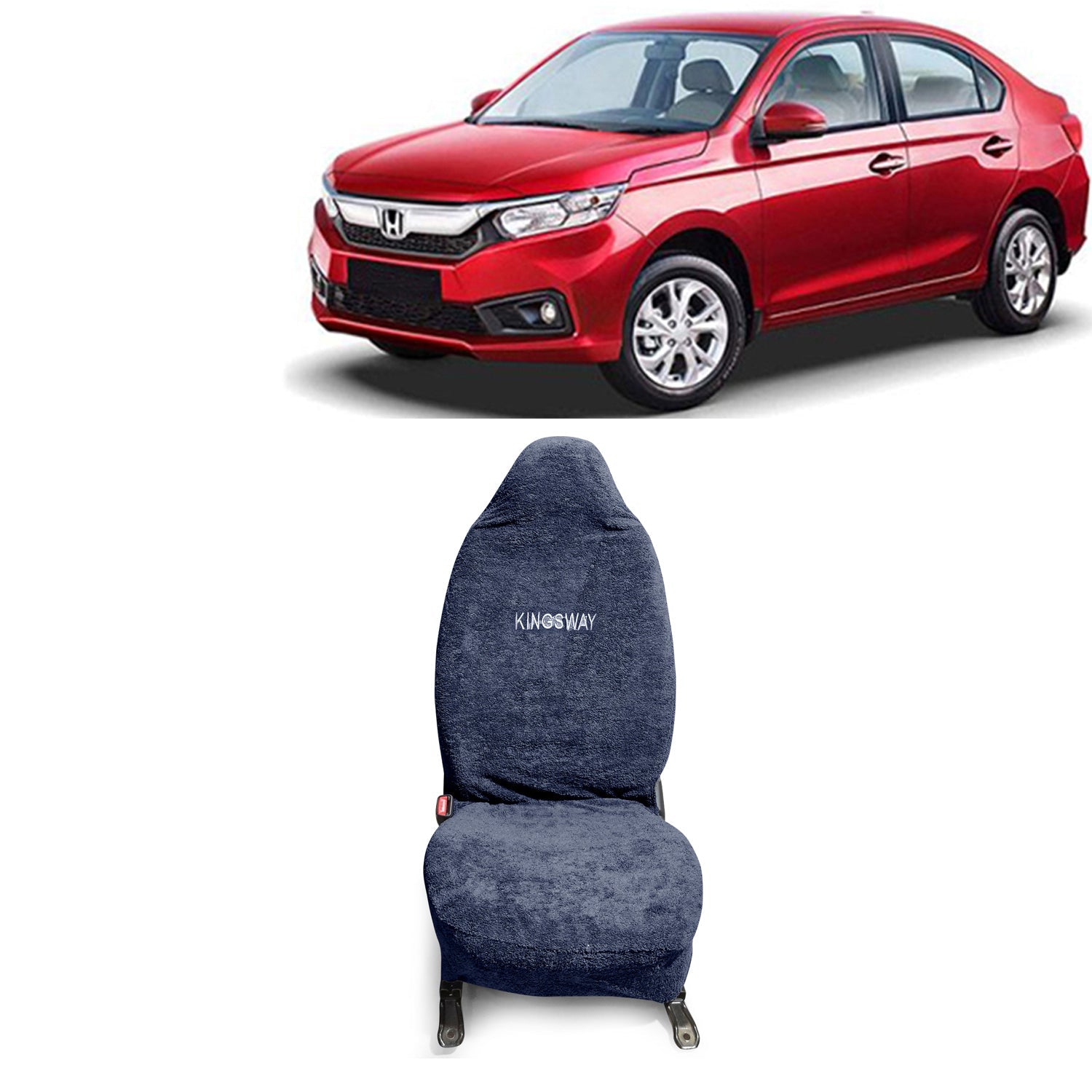 Buy Grey Color Car Seat Cover for Amaze 2018 to 2020 All Model