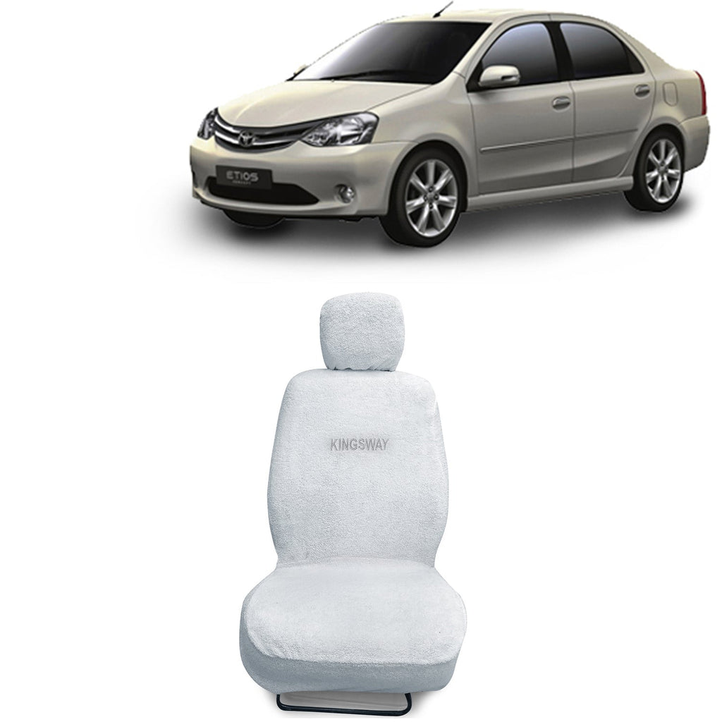 Buy White Color Car Seat Cover for Etios 2010 to 2020 All Model
