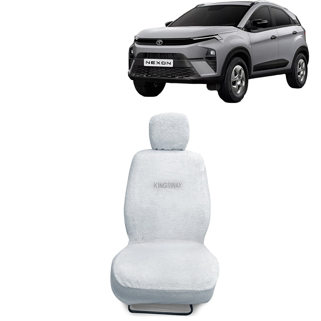 Buy White Color Car Seat Cover for Nexon 2023 Onwards All Model