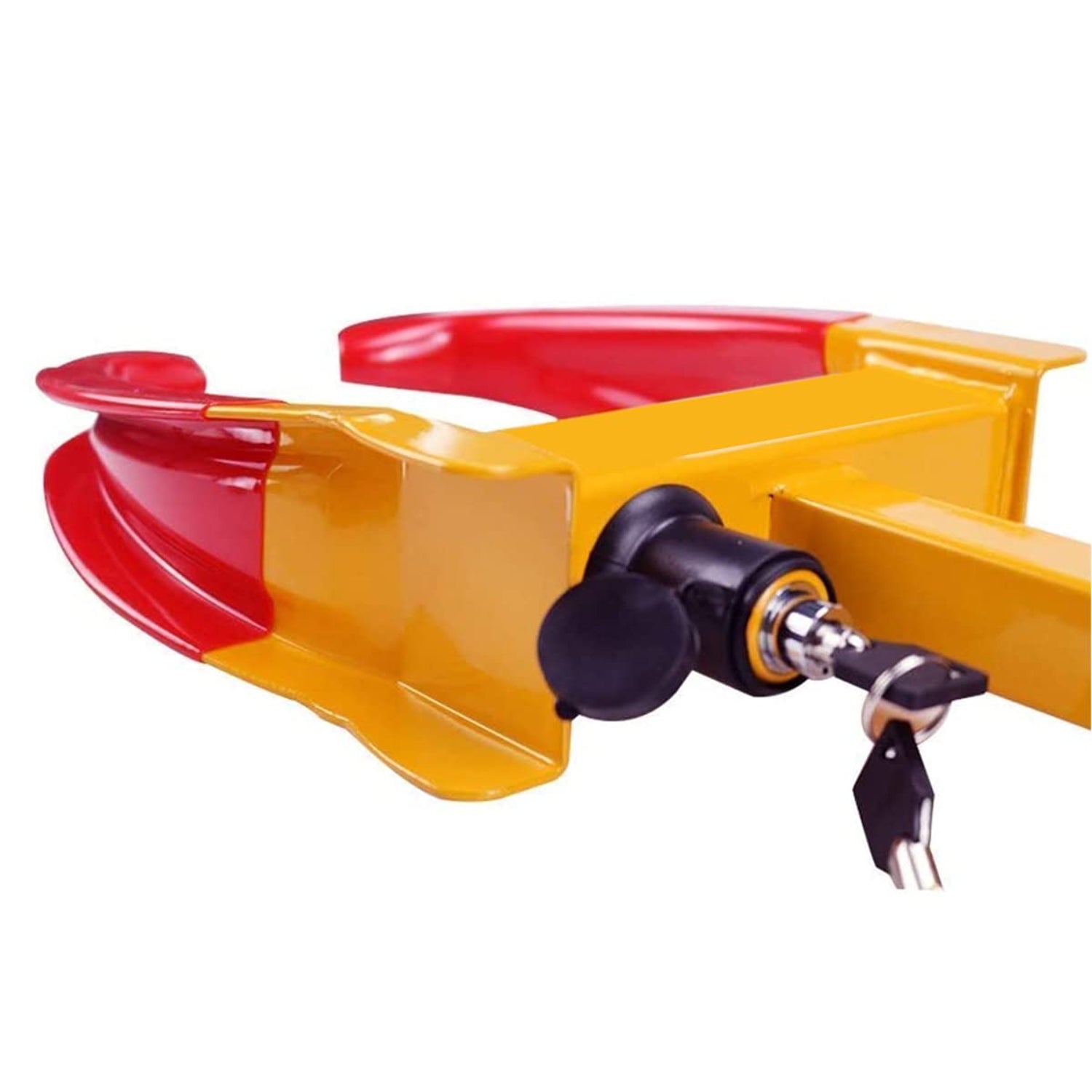 Clamp Key Lock Buy Heavy Duty Anti Theft Wheel Clamp Lock with Two Keys Online – Motorhunk
