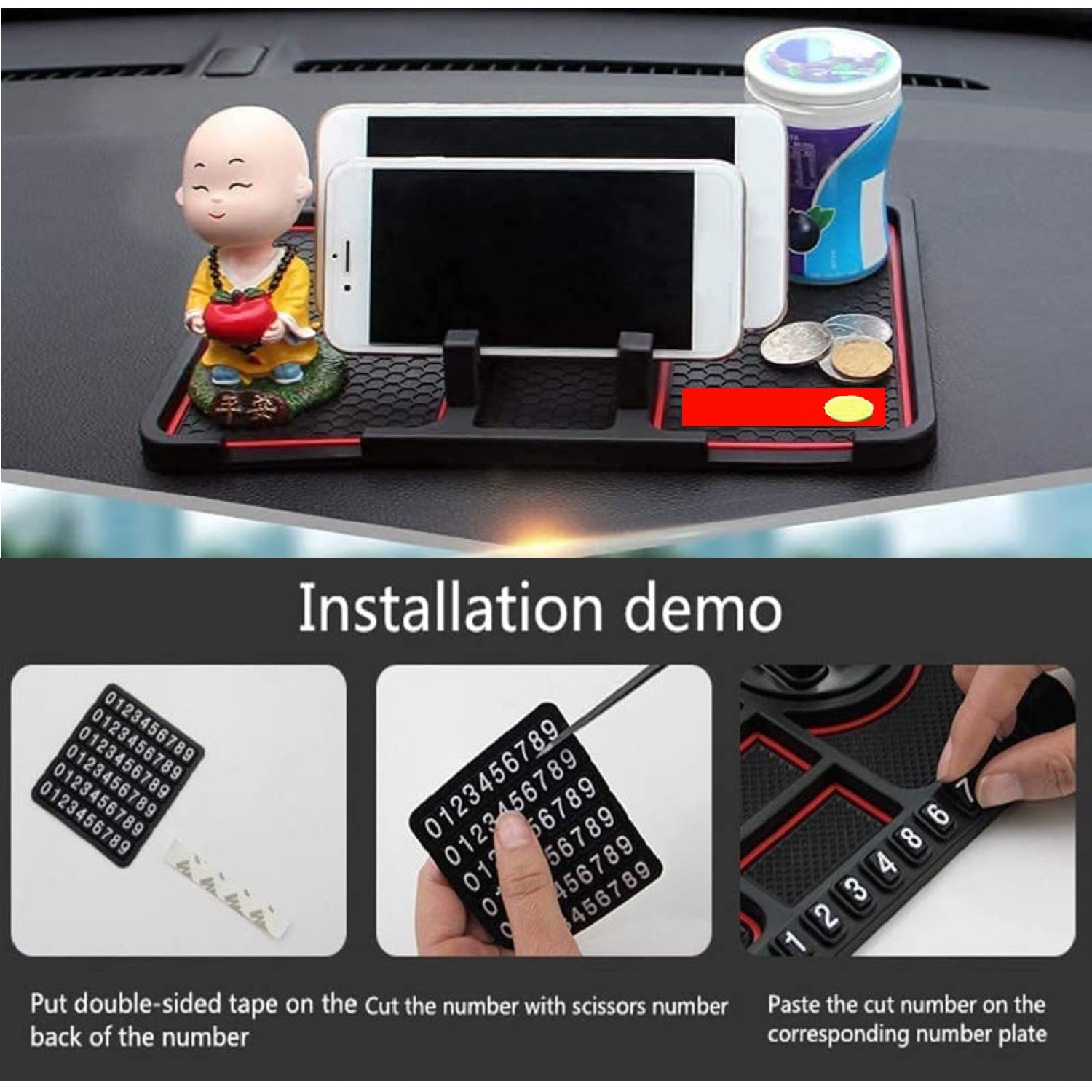 Generic Multifunction Non Slip Phone Pad Car Dashboard Non Slip Grip Sticky Pad  Phone @ Best Price Online