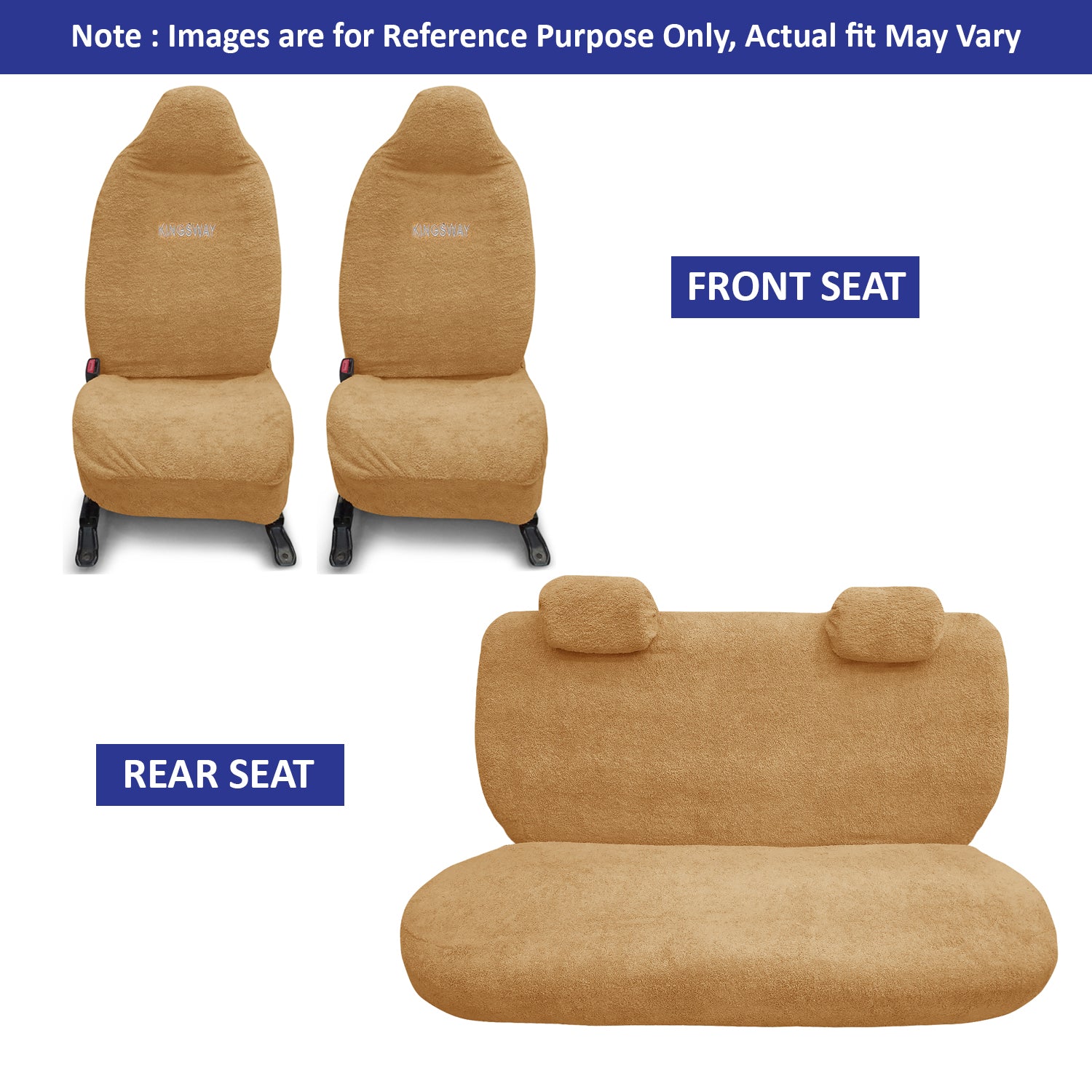 KINGSWAY® Towel Seat Cover Beige for Exter 2023 Onwards – Motorhunk